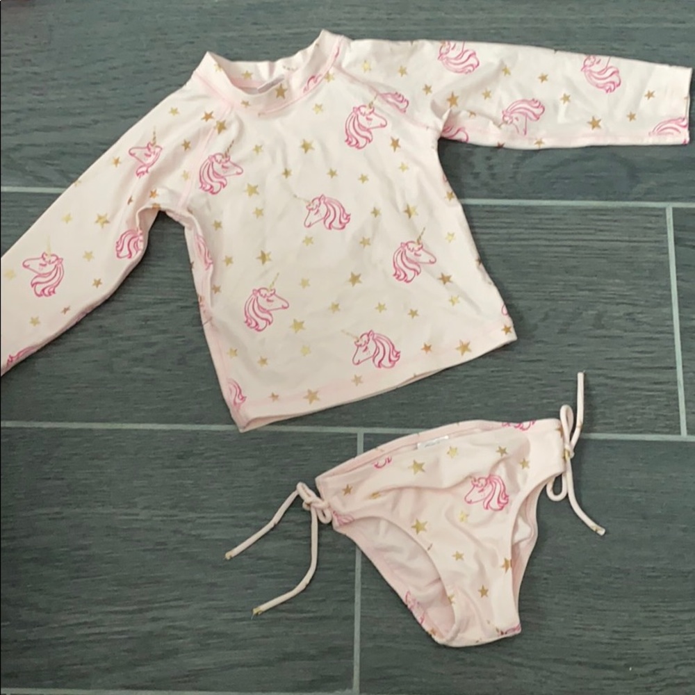 EGG by Susan Lazaro 2pc Unicorn design Swimsuit